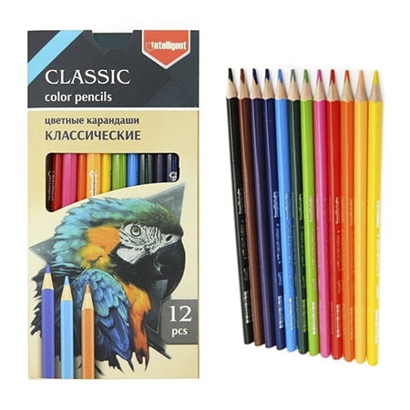 Новогодний подарок Карандаши 12шт